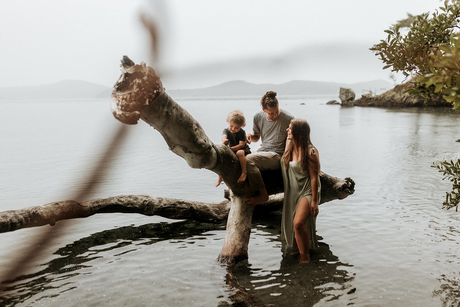 Outdoor family adventure on the beaches of Victoria BC